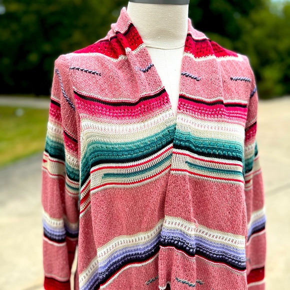 Ralph Lauren serape blanket sweater - Picture 1 of 11
